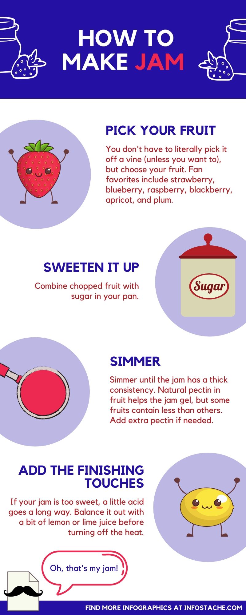 How to Make Jam Infographic