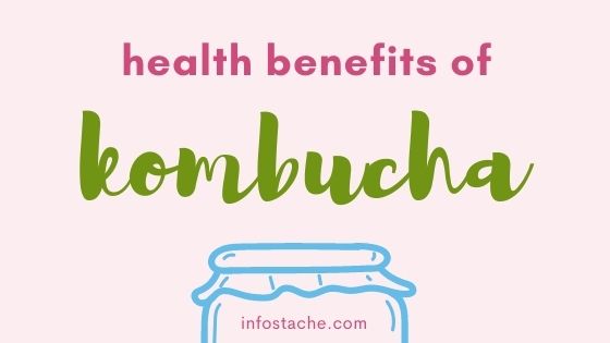 health benefits of kombucha infographic